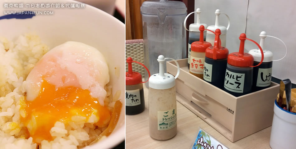 ▲ 多款調味醬汁,筆者也沒能試吃每一種味道…